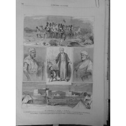 1884 SOUDAN EVENEMENT CHEIK HALIFA GEANT NAIN GL SARTORIUS EGYPTE