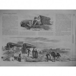 1864 MI ESSAIS PROJECTILES ARTILLERIE SHOEBURGNESS ANGLETERRE