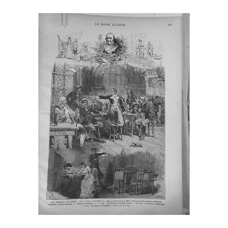 1881 OFFENBACH CONTES D'HOFFMANN THEATRE ILLUSTRE OPERA BARBIER CARRE