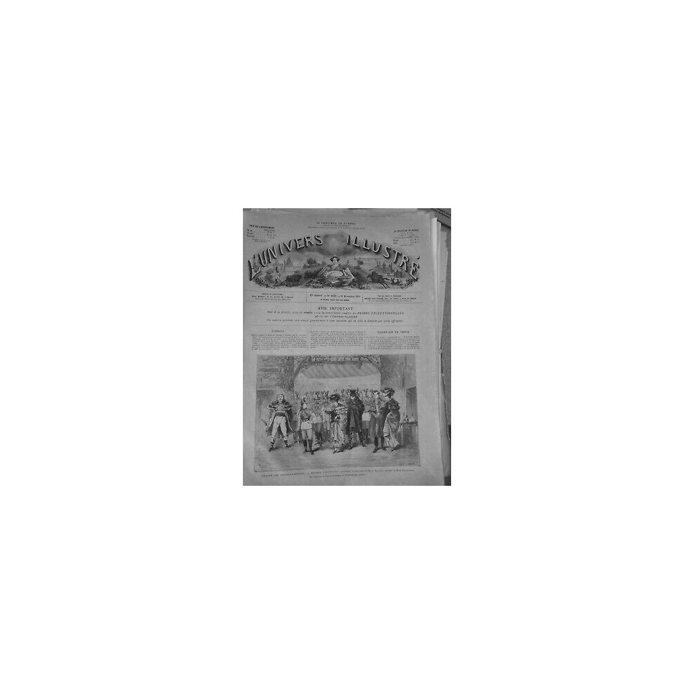 1874 OFFENBACH MME L'ARCHIDUC MILLAUD THEATRE BOUFFE PARISIEN