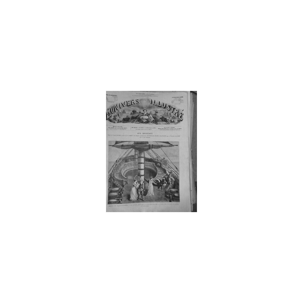 1875 OFFENBACH LA CREOLE OPERA COMIQUE MILLAUD BATEAU PONT