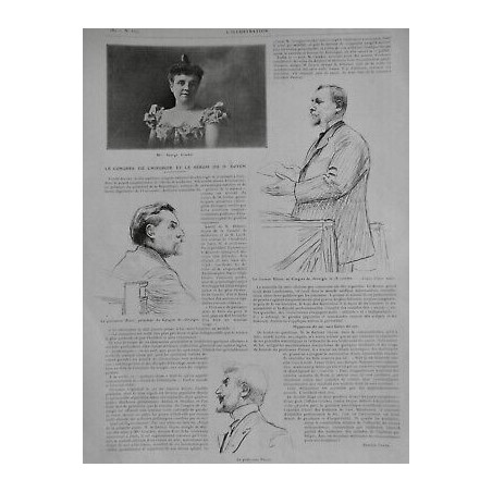 1904 I MEDECINE CONGRES CHIRURGIE SERUM DE DOYEN HIPPOCRATE GALIEN