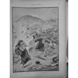 1900 ARMEE RUSSE PRISE HERAT BOMBARDEMENT FUITE HABITANT