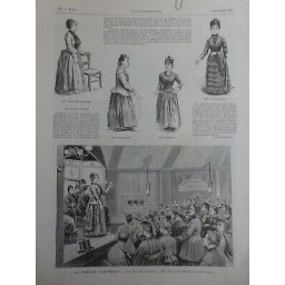 1889 FEMMES VOTE PERIODE ELECTORALE MME.ASTIE VALSAYRE TRIBUNE