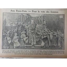 1910 FEMMES ETATS UNIS VOTE FEMMES