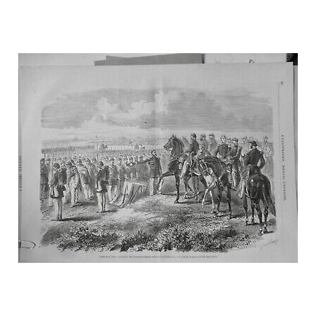 1866 I URUGUAY GUERRE PLATA CAPITULATION PARAGUEENS DESSIN M.FRANCISCO RUBIO