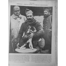 1914/1918 CHIEN SANITAIRE FRIPOUILLE BLESSURE CONVALESCENCE SOIN