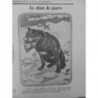 1914/1918 CHIEN SANITAIRE PROTECTION MUSELIERE LUNETTE GAZ ASPHYXIANT