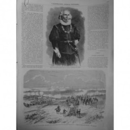 1862 I BOCAGE ARTISTE DRAMATIQUE ESSAIE TELEGRAPHIE OPERATIONS MILITAIRES