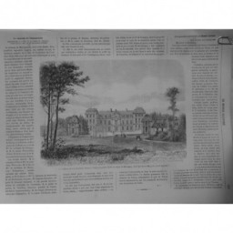 1862 MI CHATEAU CHAMARANDE PROPRIETE COMTE PERSIGNY