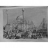 1872 EMPIRE OTTOMAN TURQUIE CONSTANTINOPLE CEREMONIE SUREEMINI RAMADAN