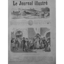 1869 CAYENNE BAGNARD MARIAGE FORCE CONVOI FEMMES DETENUES 3 JOURNAUX