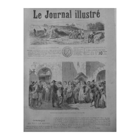 1869 CAYENNE BAGNARD MARIAGE FORCE CONVOI FEMMES DETENUES 3 JOURNAUX