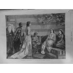 1876 EMPIRE OTTOMAN MARIAGE CONSTANTINOPLE TOILETTE HAREM