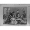 1876 EMPIRE OTTOMAN TURQUIE DINER HAREM CONSTANTINOPLE