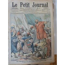 1906 TROUBLES FRONTIERE ALGERO MAROCAINE AGITATEUR MUSULMAN PRECHE GUERRE SAINTE