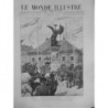 1893 HONGRIE BUDA-PESTH INAUGURATION MONUMENT MEMOIRE HONVEDS DESSIN M.L.TINAYRE