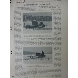 1910 EXPLORATEUR POLE NORD SUD AUTO TRAINEAU CAPITAINE SCOTT