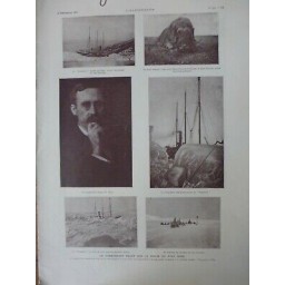 1909 EXPLORATEURS COMMANDANT PEARY ROUTE POLE NORD