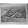 1873 PALAIS ELYSEE VUE AERIENNE DESSIN A.ALPHAND