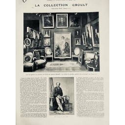 1908 I COLLECTION GROULT GALERIE PEINTURES PORTRAIT GUIMARD FRAGONARD