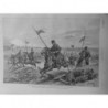 1888 I GRANDES MANOEUVRES CAVALERIE CAMP CHALONS PORTE FANIONS