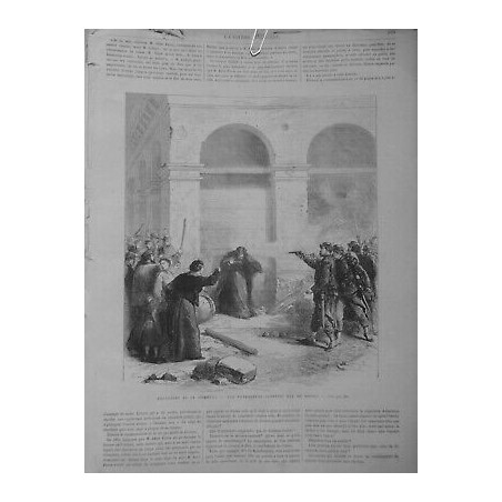 1871 FEMME FEMINISME COMMUNE PARIS PETROLEUSE SURPRISE RUE RIVOLI