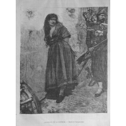 1871 FEMME FEMINISME COMMUNE PARIS EXECUTION PETROLEUSE