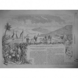 1863 MI ENTREVUE MULEY EL ABBAS GOUVERNEUR MEHLLA DELIMITATION FRONTIERES