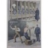 1907 FOUET HARD LABOUR CHAT 9 QUEUES ETAU BANDE APACHE PRISON ANGLETERRE