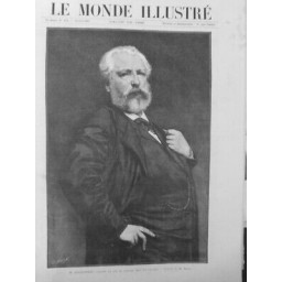 1889 PERSONNALITE M.BOUGUEREAU PRESIDENT JURY PEINTURE GRAVURE M.BAUDE