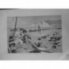 1888 ETRETAT BAIN DE MER COURSE CANARD ENFANTS BARQUE