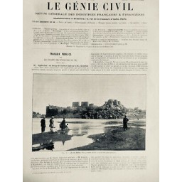 1894 GC BARRAGE PROJET RESERVOIR NIL KALABCHAH ILE PHILAE