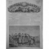 1863 UI CHORAL LUTHER ALSACE DESSIN CHARLES FRANCOIS MARCHAL