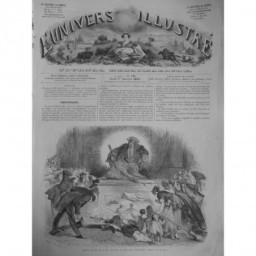 1863 UI GRAND LEVER SA MAGESTE JANVIER ROI ETRENNES COMPOSITION M. MORIN