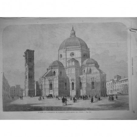 1863 UI DOME CATHEDRALE FLORENCE SANTA MARINA DEL FIORE