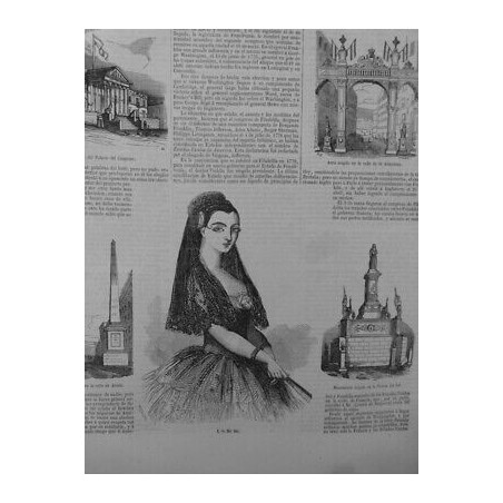 1852 I PERSONNALITES LOLA MONTES DANSEUSE EXOTIQUE ACTRICE COURTISANE