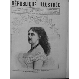 1900 PERSONNALITES MADEMOISELLE MASSIN ACTRICE ROLE NANA ZOLA