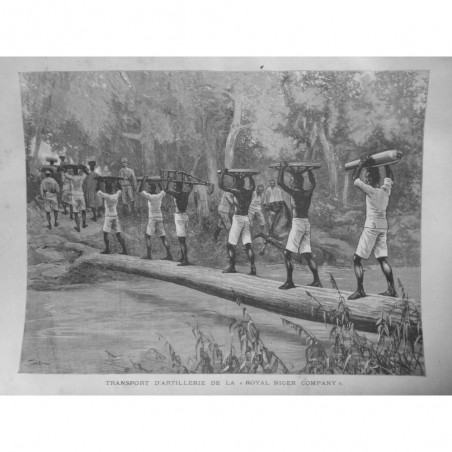 1897 TRANSPORT ARTILLERIE ROYAL NIGER COMPANY