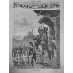 1897  RENCONTRE FRONTIERE CHASSEURS VOSGES ALLEMANDS