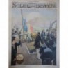 1897 SALUT COULEURS CUIRASSE AQUARELLE ALPHONSE LALAUZE