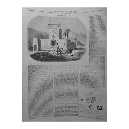 1852 I TELEGRAPHIE AFRIQUE