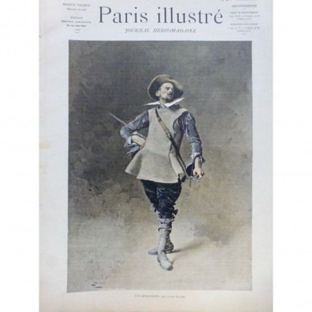 1887 PI SPADASSIN COSTUME PORTRAIT LOUIS LELOIR