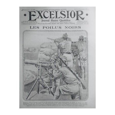 1914 1918 E GUERRE SOLDAT NOIR TIRAILLEUR SENEGALAIS ALLEMAND MITRAILLEUSE HEROS