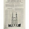 1896 GC CONSTRUCTION CATHEDRALE SAÏGON FLECHES METALLIQUES MONTAGE