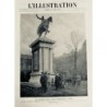 1917 I STATUE EQUESTRE CHEVAL MONUMENT LAFAYETTE CARROUSEL SHARP