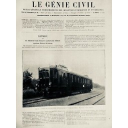 1904 GC ELECTRICITE TRACTION COURANT ALTERNATIF SIMPLE SYSTEME WINTER EICHBERG