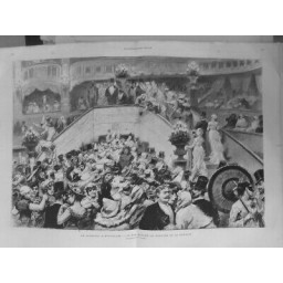 1881 CARNAVAL BRUXELLES BAL MASQUE THEATRE MONNAIE COMPOSITION VERDYEN