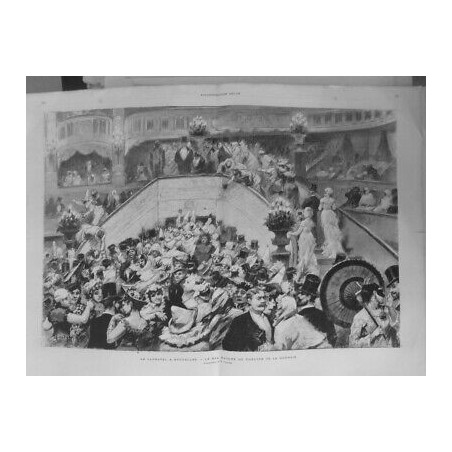 1881 CARNAVAL BRUXELLES BAL MASQUE THEATRE MONNAIE COMPOSITION VERDYEN