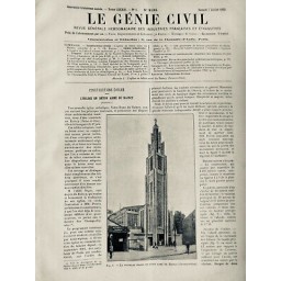 1923 GC CONSTRUCTION CIVILE EGLISE BETON ARMÉ RAINCY